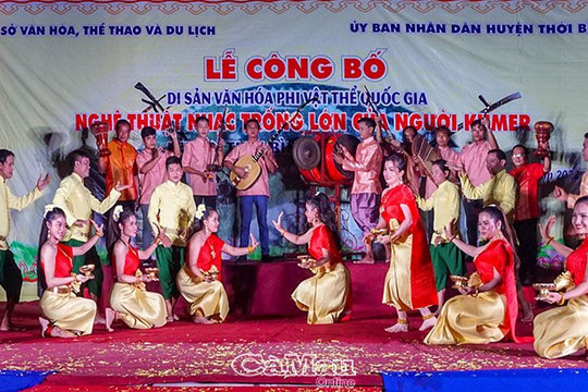 Nhạc trống lớn được công nhận di sản văn hóa phi vật thể quốc gia