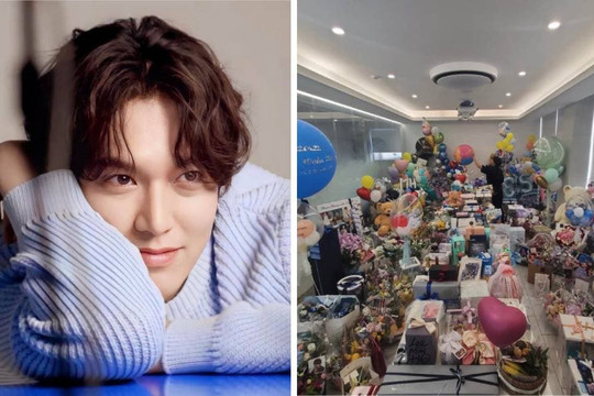Bị chê xuống dốc nhan sắc và hết thời, mỹ nam 'Vườn sao băng' Lee Min Ho đáp trả bằng hình ảnh nhà hạng sang ngập ngụa quà tặng