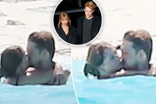 Taylor Swift và bạn trai kém tuổi 'khóa môi' tình tứ trên biển sau nghi vấn đính hôn