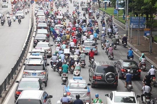 Đề xuất tách riêng làn ôtô, xe máy trên đường Nguyễn Trãi