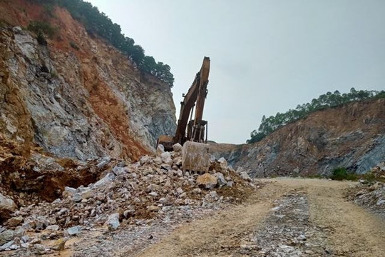 Phú Thọ: Sở Tài nguyên và Môi trường nói gì về việc khai thác đá của Công ty Vạn Thắng?