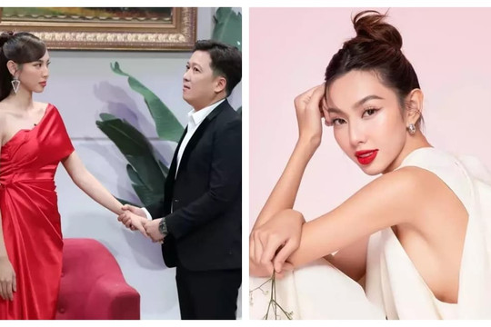 Trường Giang bị chỉ trích về nụ hôn phớt trên sóng truyền hình, Thùy Tiên đỡ lời cực tử tế