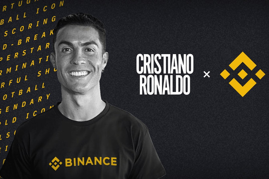 Binance hợp tác cùng siêu sao bóng đá Cristiano Ronaldo