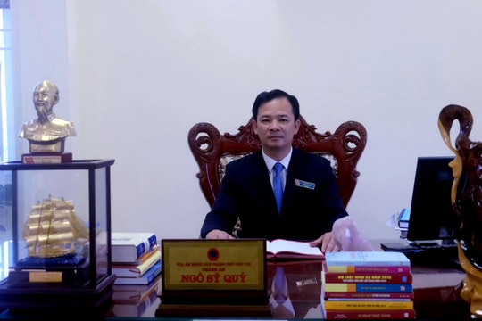 TAND TP Việt Trì: Xét xử trực tuyến là bước đi quan trọng để tiến tới xây dựng Tòa án thông minh, Tòa án điện tử