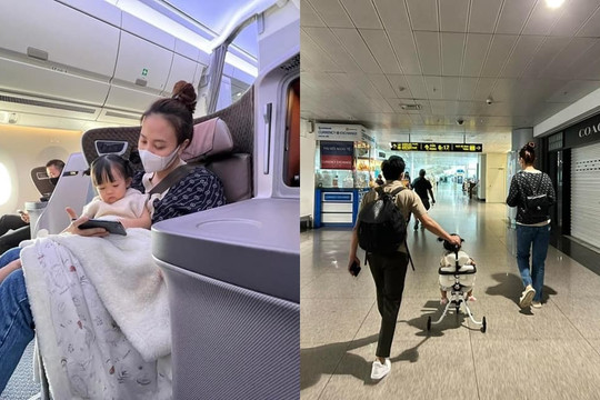 Đàm Thu Trang và Cường Đô La cùng đưa con gái đi nghỉ hè, Suchin ra dáng 'thế lực nhí' khi được ba mẹ làm điều này