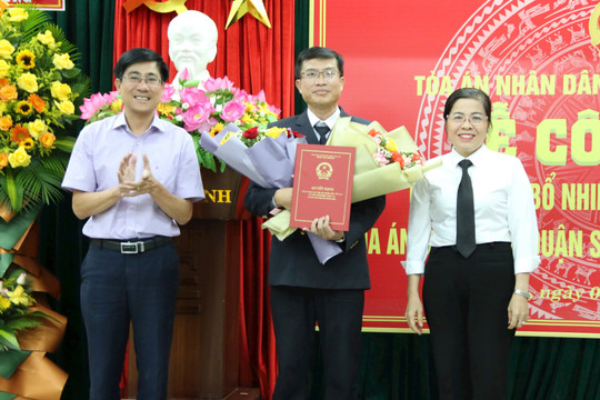 Bổ nhiệm Chánh án TAND quận Sơn Trà, TP Đà Nẵng