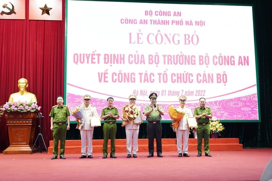 Hà Nội có 3 tân Phó Giám đốc Công an thành phố