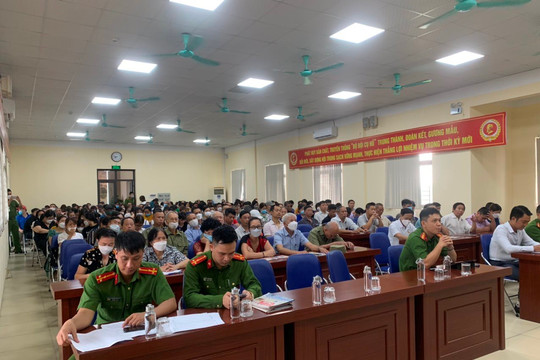 Phường Lĩnh Nam tổ chức tuyên truyền, huấn luyện nghiệp vụ về PCCC&CNCH