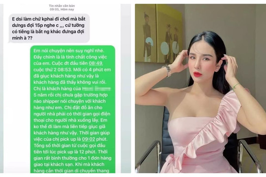 Diệp Lâm Anh nổi đóa mắng shipper công nghệ là 'âm binh' vì hành xử giang hồ với mình