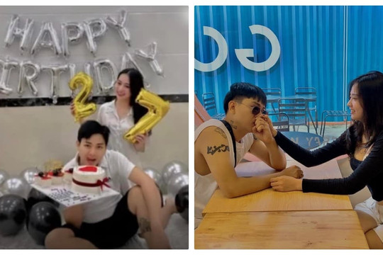 Hoài Lâm thay đổi diện mạo, rạng rỡ mừng sinh nhật tuổi 27 bên người yêu kém tuổi