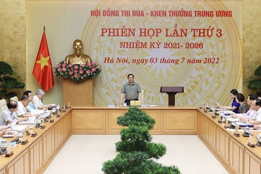 Thủ tướng chủ trì Phiên họp thứ 3 Hội đồng Thi đua – Khen thưởng Trung ương