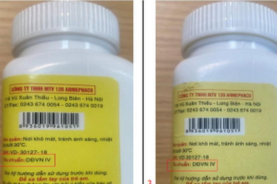 Cục Quản lý Dược cảnh báo về thuốc kháng sinh Tetracyclin giả
