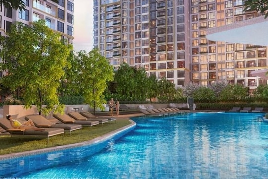 Có gì ở hồ bơi phi thuyền LUMIÈRE Boulevard tại Vinhomes Grand Park? 
