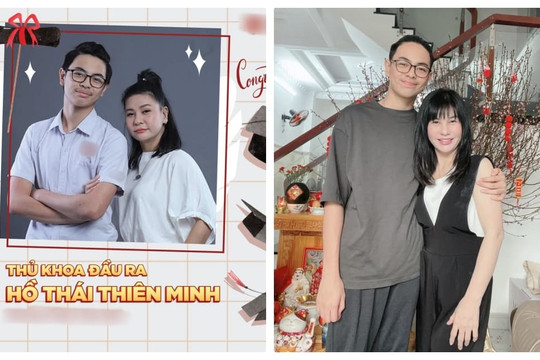 Cát Phượng mừng rơi nước mắt khi con trai đạt thủ khoa đầu ra trước thềm thi trung học phổ thông