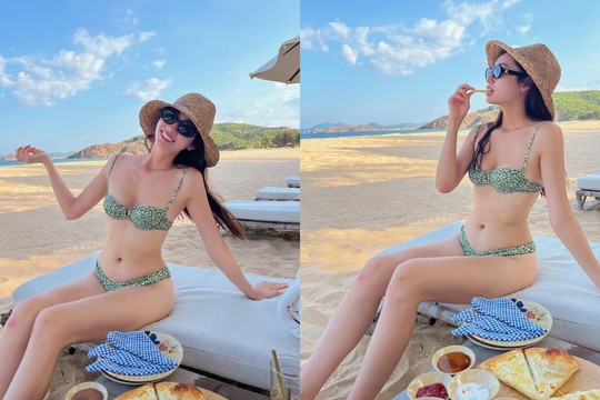 Lương Thùy Linh xả kho bộ ảnh nóng bỏng tay cùng bikini 2 mảnh, còn bùng nổ visual đỉnh cao
