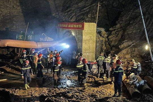 Điện Biên: Tìm thấy thi thể công nhân bị lũ cuốn trong hầm thủy điện