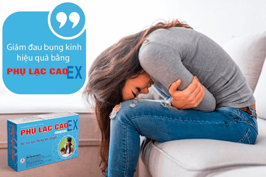 Giảm đau bụng kinh hiệu quả bằng Phụ Lạc Cao EX