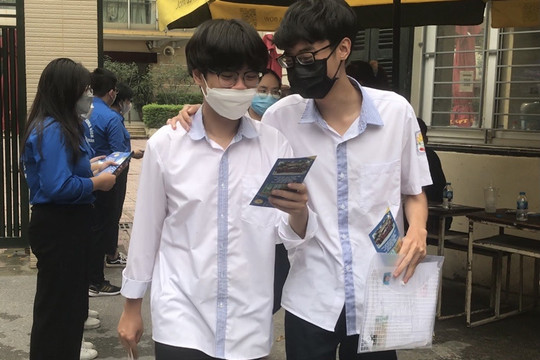 Tốt nghiệp THPT Quốc gia 2022: Kết thúc ngày thi cuối cùng