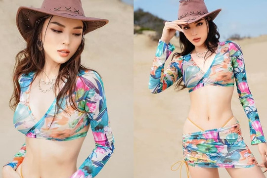 Kỳ Duyên tung trọn bộ ảnh nóng bỏng mắt với trang phục cực sexy, vòng eo chuẩn điểm 10 chiếm spotlight