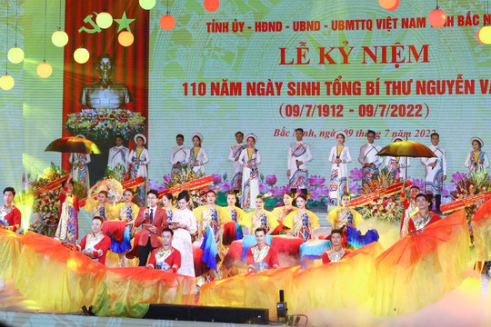 Lễ kỷ niệm 110 năm ngày sinh Tổng Bí thư Nguyễn Văn Cừ