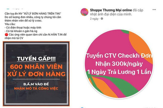 Người phụ nữ ở Hà Nội mất 1,2 tỷ đồng vì sập bẫy "việc nhẹ lương cao"