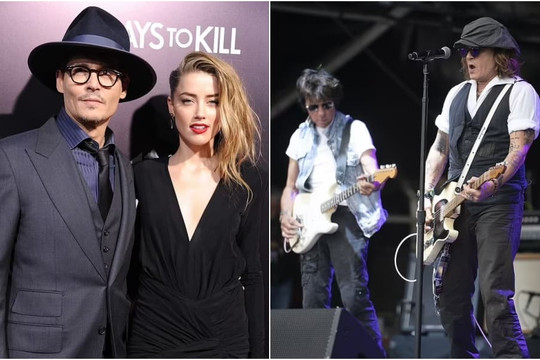 Johnny Depp 'hạ gục' vợ cũ Amber Heard trong hai bài hát gay gắt sắp phát hành cùng Jeff Beck