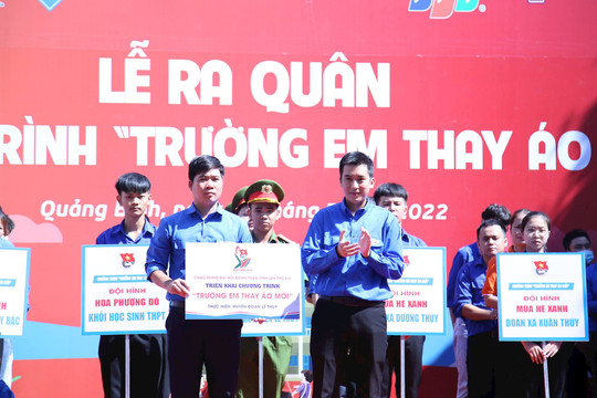 Thay "áo mới" cho 35 ngôi trường tại Quảng Bình