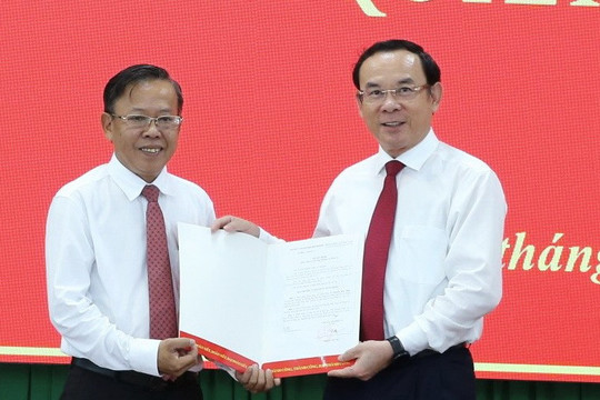 Trưởng Ban Dân vận Thành ủy TPHCM làm Bí thư Thành ủy TP Thủ Đức