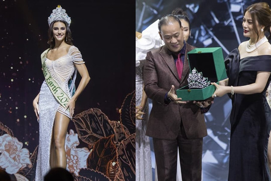 Miss Earth 2020 khoe nhan sắc xinh như búp bê, công bố vương miện với 3260 viên đá quý của Hoa hậu các dân tộc Việt Nam 2022