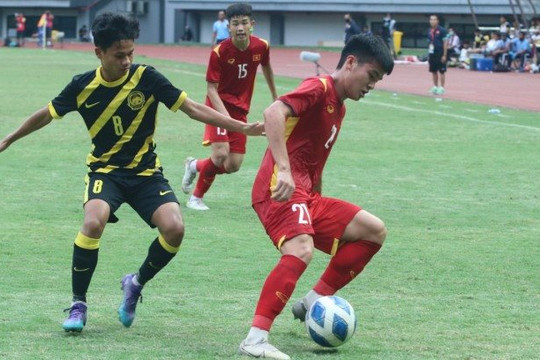 U19 Việt Nam thua đậm U19 Malaysia trong trận bán kết 