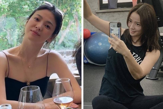 Song Hye Kyo và 'Á hậu đào hoa nhất xứ Hàn' Son Tae Young: Mặt mộc của ai mới là đỉnh hơn?