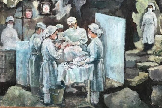 Triển lãm gần 70 tác phẩm mỹ thuật về đề tài thương binh-liệt sĩ