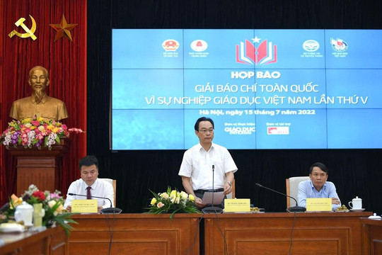 Phát động Giải báo chí toàn quốc "Vì sự nghiệp Giáo dục Việt Nam" 2022