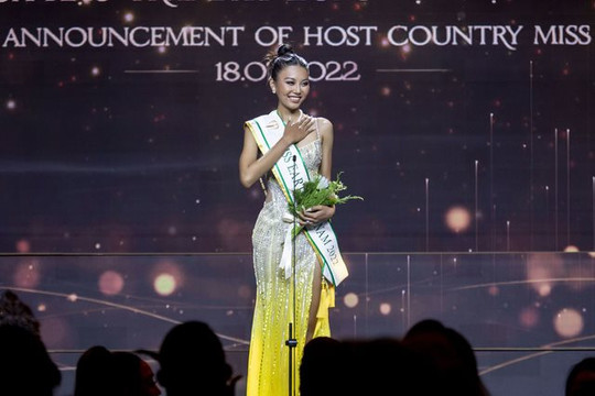 Á hậu 2 Thạch Thu Thảo sẽ thay Nông Thúy Hằng đi thi Miss Earth 2022