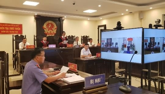 Phiên toà xét xử trực tuyến đầu tiên tại tỉnh Hà Giang
