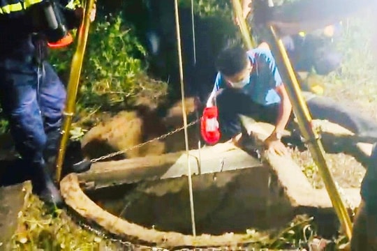 Phát hiện thi thể nam giới dưới giếng nước 