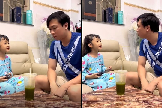 Con gái Hồ Việt Trung trổ tài diễn xuất cùng bố, dân tình rần rần: 'Tương lai nối nghiệp bố được rồi'