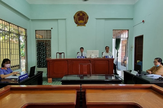 TP.HCM: TAND huyện Hóc Môn mở phiên họp trực tuyến áp dụng biện pháp xử lý vi phạm hành chính
