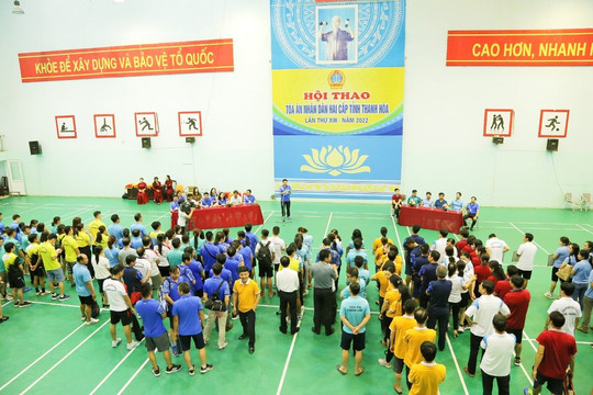 TAND tỉnh Thanh Hóa tổ chức Hội thao lần thứ XIII - năm 2022