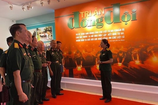 Trưng bày hơn 300 hình ảnh, tài liệu, hiện vật tại Triển lãm “Tri ân đồng đội”