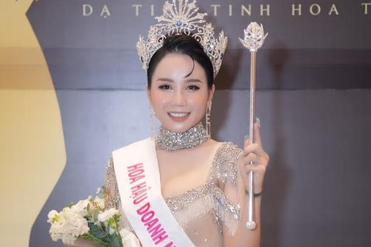 CEO Hoàng Song Hà đăng quang danh hiệu Hoa hậu Doanh nhân Việt Nam toàn cầu 2022