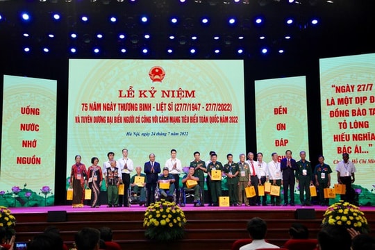 Công tác “Đền ơn đáp nghĩa”, chăm sóc, nâng cao đời sống các hộ gia đình người có công với nước đã đi sâu vào tâm khảm mỗi người dân