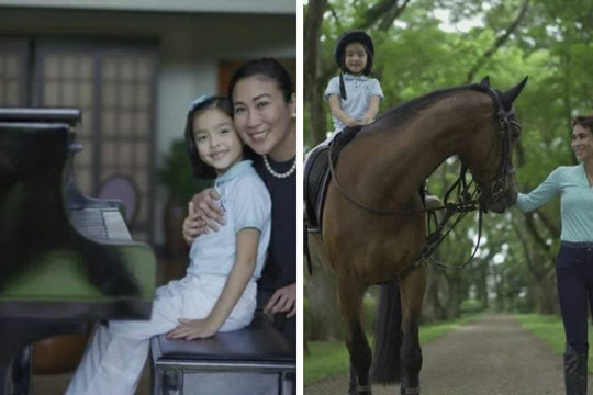 Con gái của 'Mỹ nhân đẹp nhất Philippines' được mẹ cho tập tành toàn những bộ môn dành cho giới thượng lưu