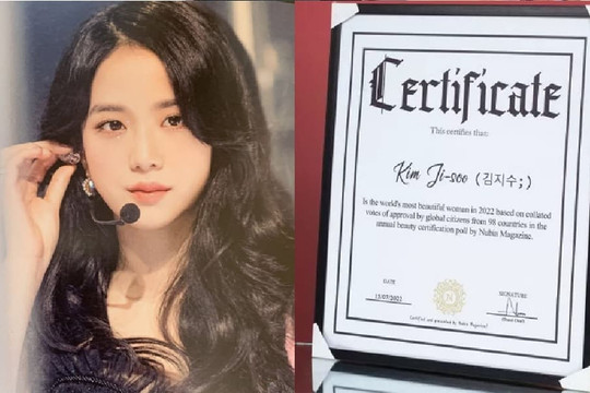 Jisoo của Black Pink được bình chọn là 'Người phụ nữ đẹp nhất thế giới' năm 2022 vượt Tzuyu (TWICE) và Lisa