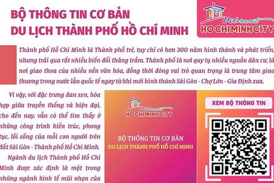 Phát hành bộ Thông tin cơ bản về 42 điểm du lịch của thành phố Hồ Chí Minh