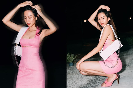 Thùy Tiên diện váy đơn giản vẫn phô phang body siêu đỉnh, còn gây mê với thần thái ngời ngời