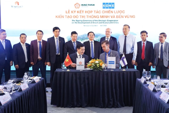 Tập đoàn Hưng Thịnh hợp tác chiến lực với KONE Việt Nam kiến tạo đô thị thông minh và bền vững