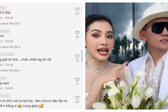 Cùng Lý Bình đu trend Tiktok, Phương Trinh Jolie bị mỉa mai tốn cả tỷ mua nên phải cố giữ chồng