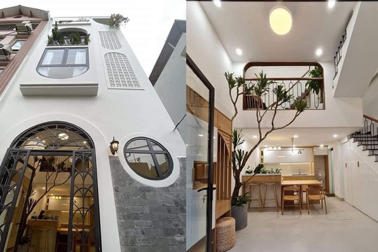 Giải pháp tối ưu khi xây nhà ống mặt phố với diện tích 30m2 vừa sang lại hiện đại