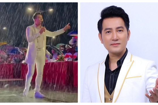 Nguyễn Phi Hùng vẫn hát say sưa bất chấp dưới trời mưa, khán giả xuýt xoa: 'Sao hạng A còn bao người được như anh?'